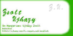 zsolt ujhazy business card