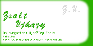 zsolt ujhazy business card